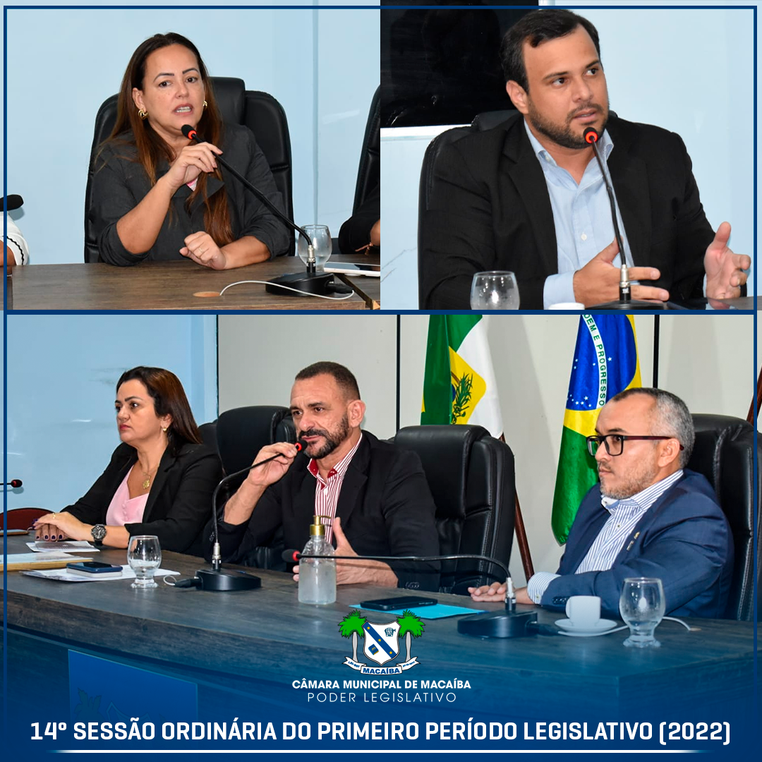 Read more about the article 14ª Sessão Ordinária do Primeiro Período Legislativo