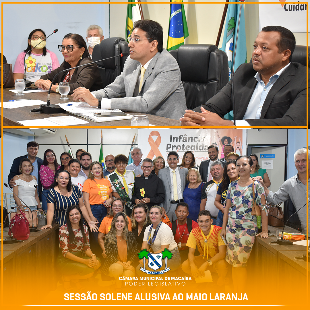 Read more about the article Sessão Solene Alusiva ao Maio Laranja é realizada na Câmara Municipal de Macaíba