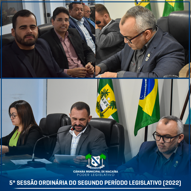 Leia mais sobre o artigo 5ª Sessão Ordinária do Segundo Período Legislativo 2022