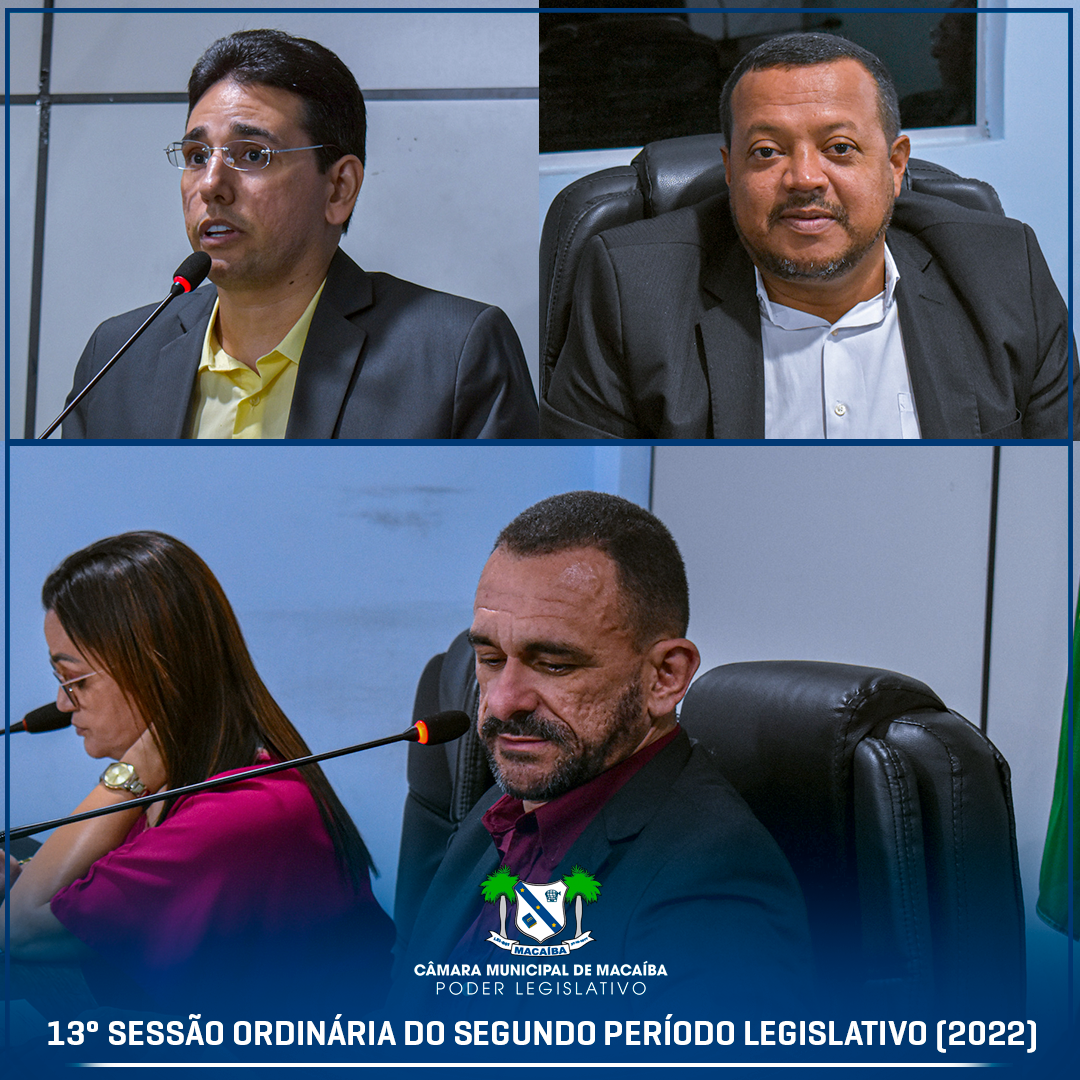 Read more about the article 13ª Sessão Ordinária do Segundo Período Legislativo 2022
