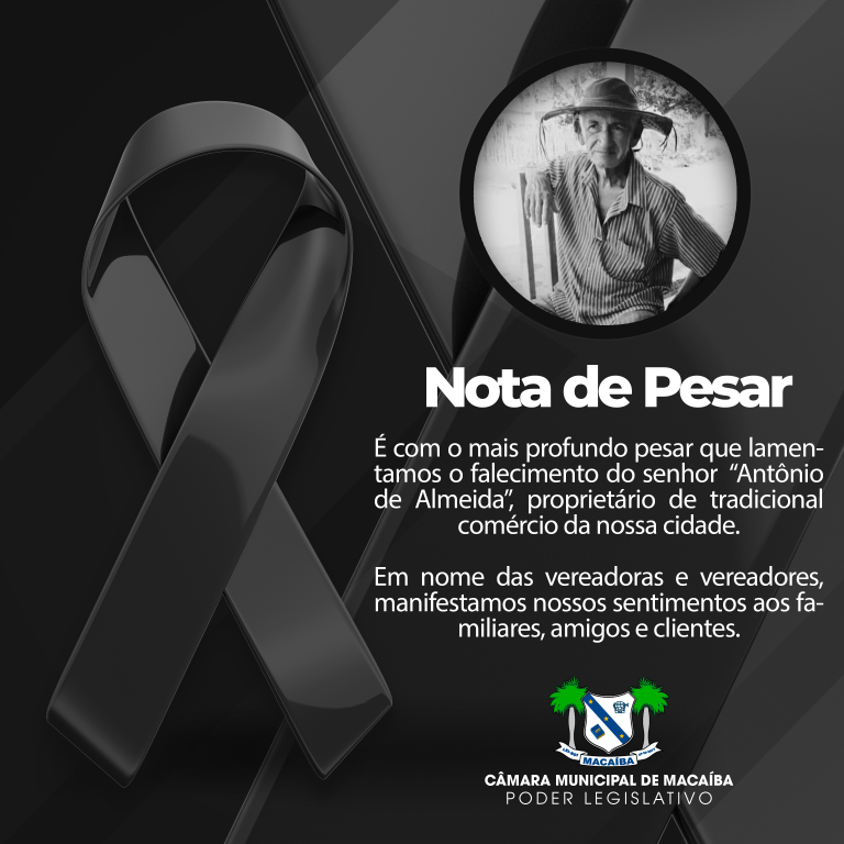 Leia mais sobre o artigo NOTA DE PESAR ⚫️