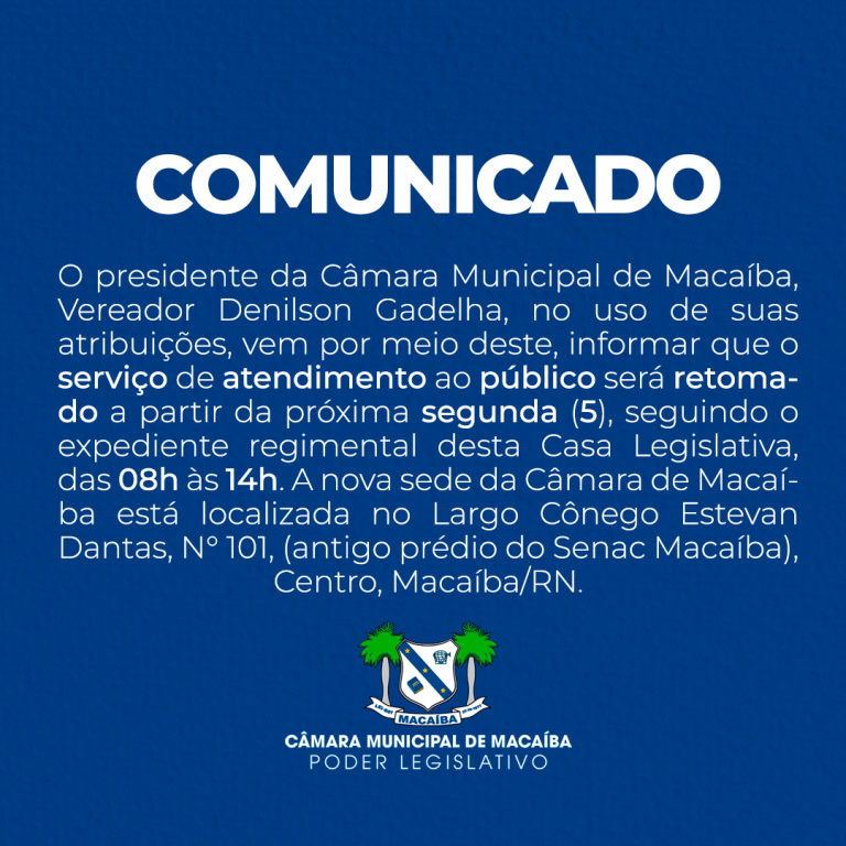 Leia mais sobre o artigo VOLTA DO EXPEDIENTE