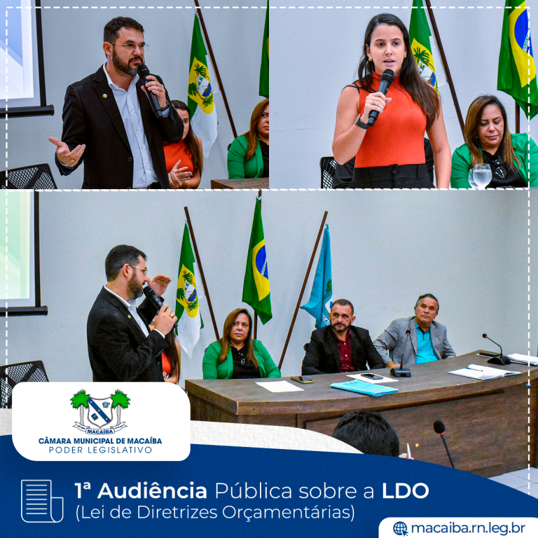 Leia mais sobre o artigo 1ª Audiência Pública sobre a LDO (Lei de Diretrizes Orçamentárias)
