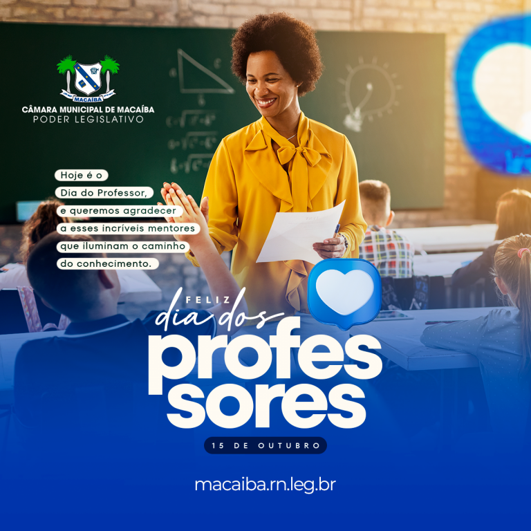 Leia mais sobre o artigo Feliz Dia dos Professores!