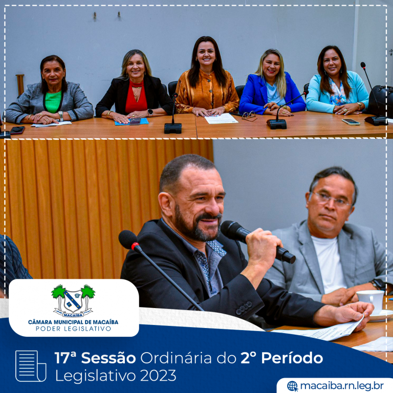 Leia mais sobre o artigo 17ª Sessão Ordinária do 2º Período Legislativo 2023