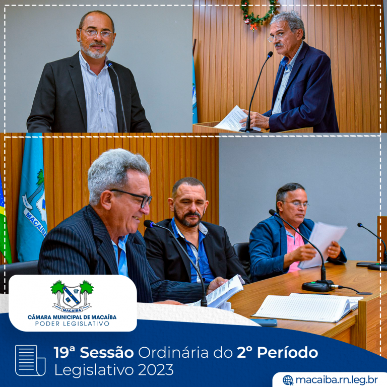 Leia mais sobre o artigo 19ª Sessão Ordinária do 2º Período Legislativo 2023