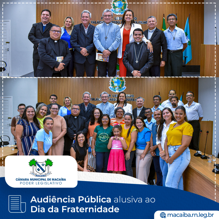 Leia mais sobre o artigo Audiência Pública alusiva ao dia da Fraternidade