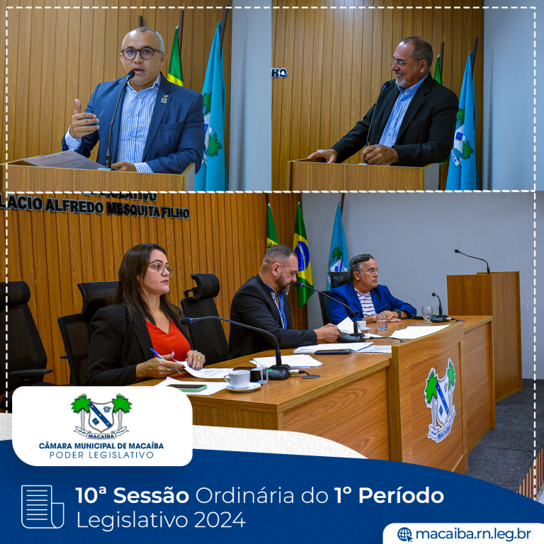 Leia mais sobre o artigo 10ª Sessão Ordinária do 1º Período Legislativo 2024