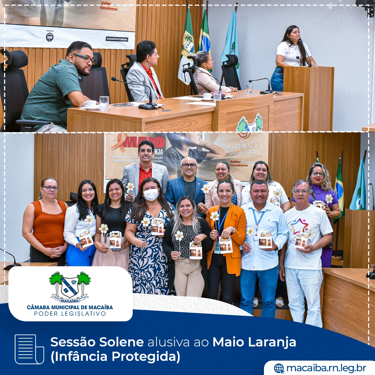 Leia mais sobre o artigo CONVITE – SESSÃO SOLENE ALUSIVA AO MAIO LARANJA