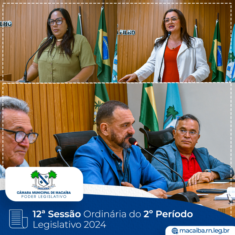 Leia mais sobre o artigo 12ª Sessão Ordinária do 2º Período Legislativo 2024
