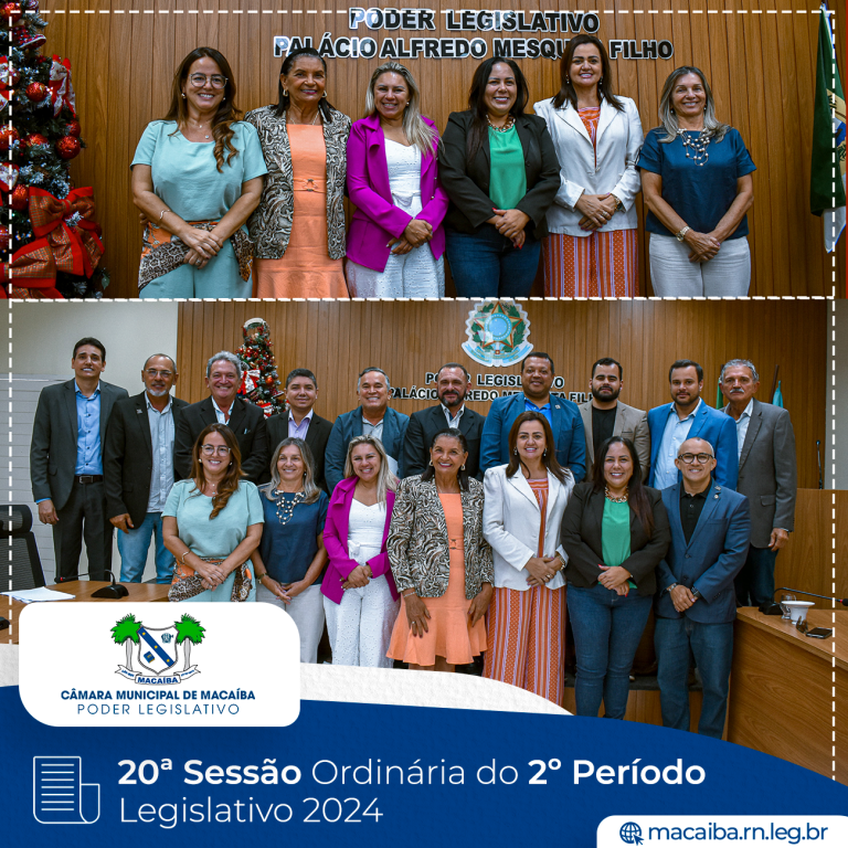 Leia mais sobre o artigo 20ª Sessão Ordinária do 2º Período Legislativo 2024