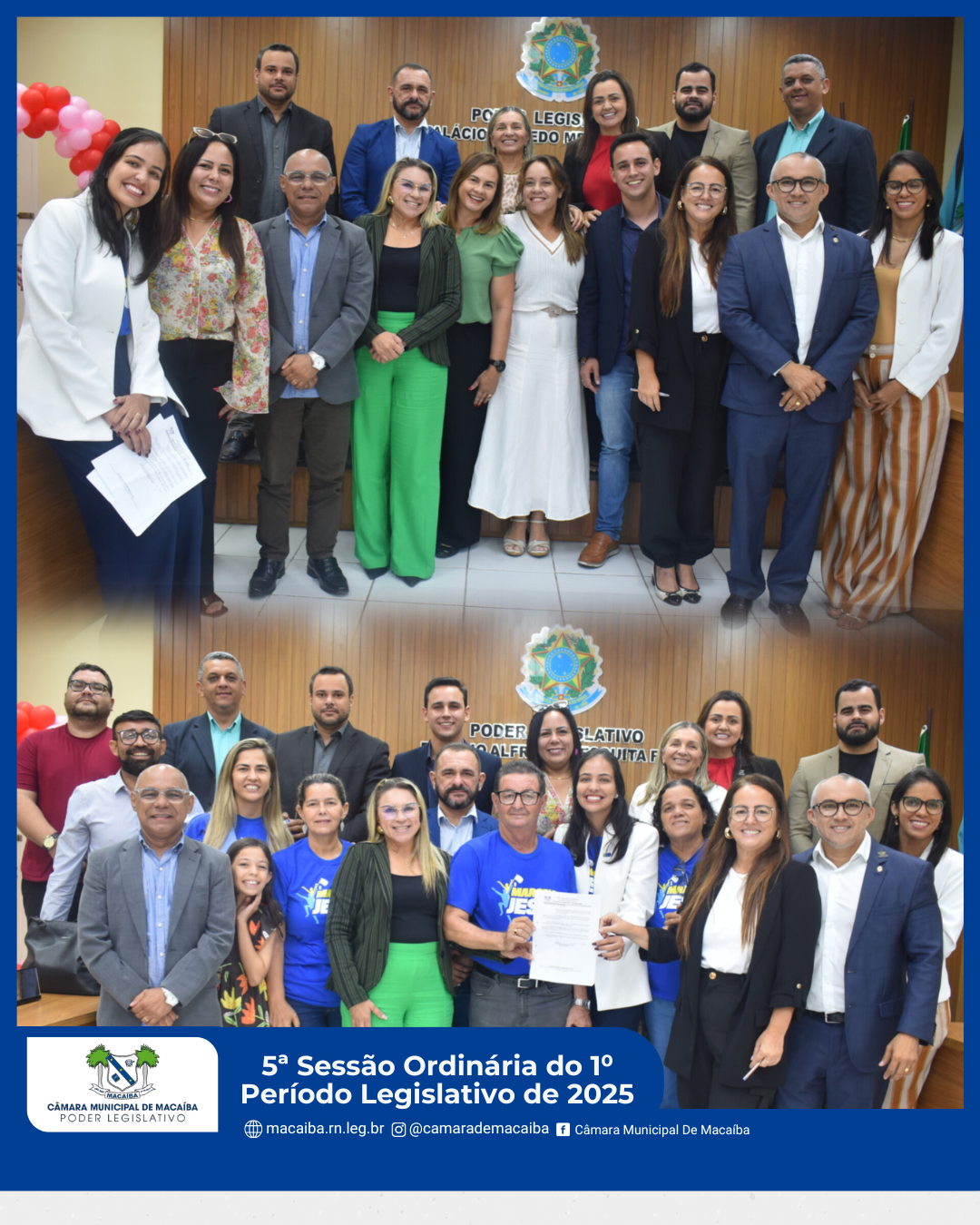 Leia mais sobre o artigo 📢5ª Sessão Ordinária do 1° primeiro período legislativo de 2025📢