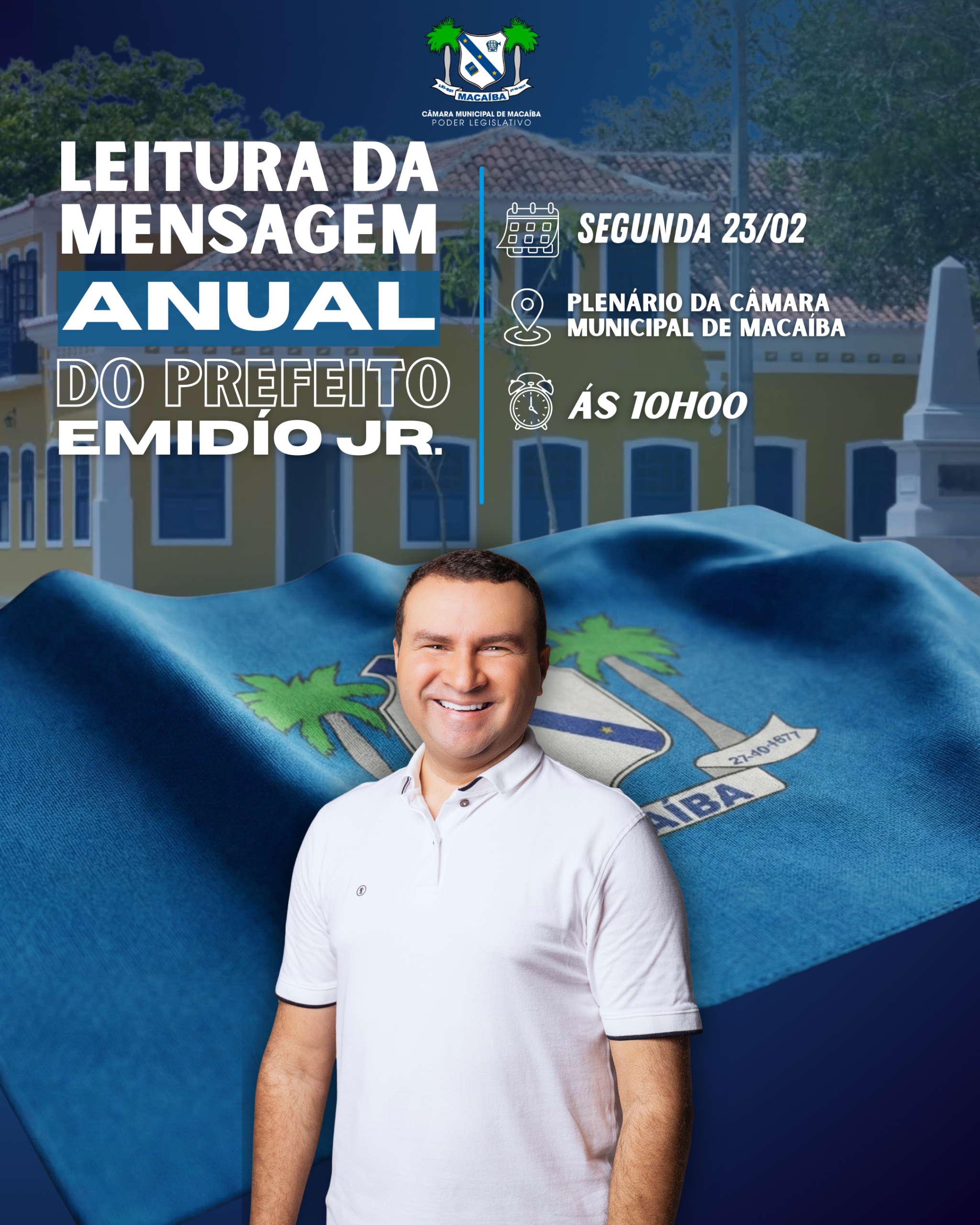 Leia mais sobre o artigo Câmara Municipal de Macaíba retoma atividades legislativas com Mensagem Anual do Prefeito